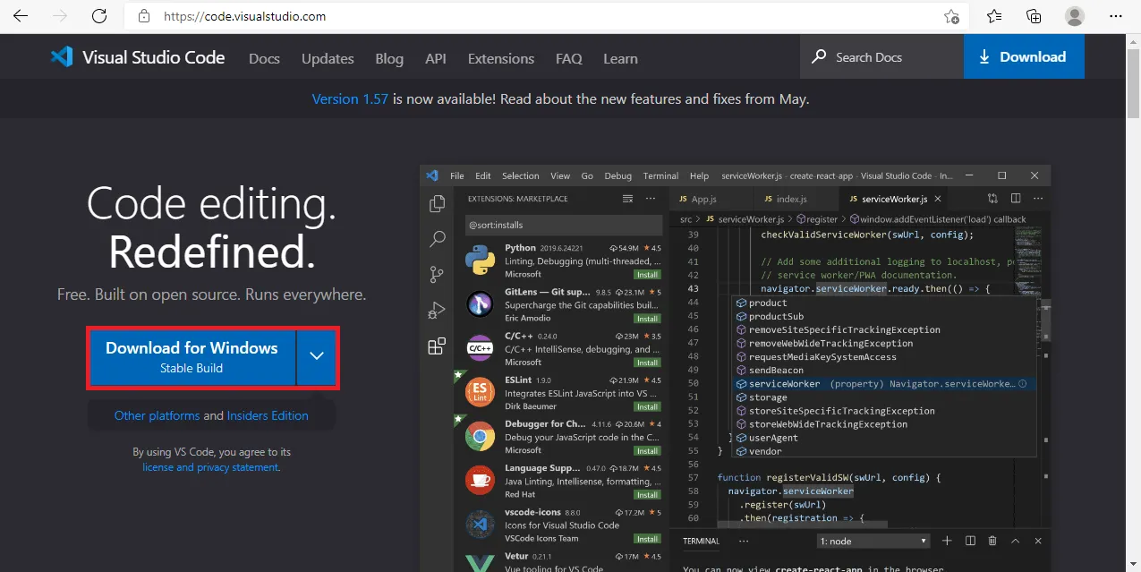 Install VSCode